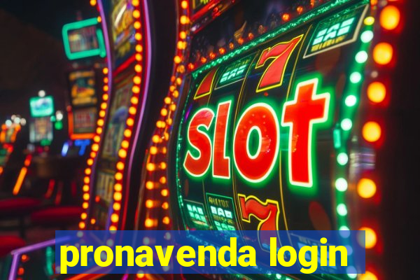 pronavenda login